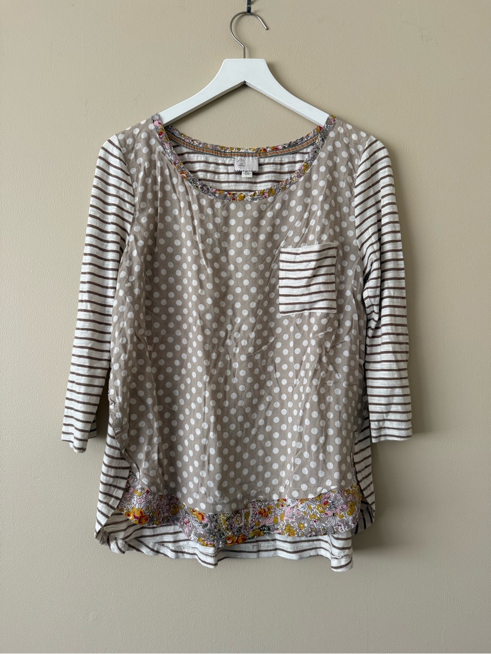 Anthropologie Postmark Women's Knit Top Multimedia Medium